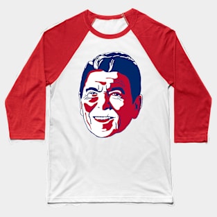 Ronald Reagan Red White and Blue Baseball T-Shirt